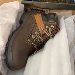 wolverine carbor 6” work boots steel toe boots